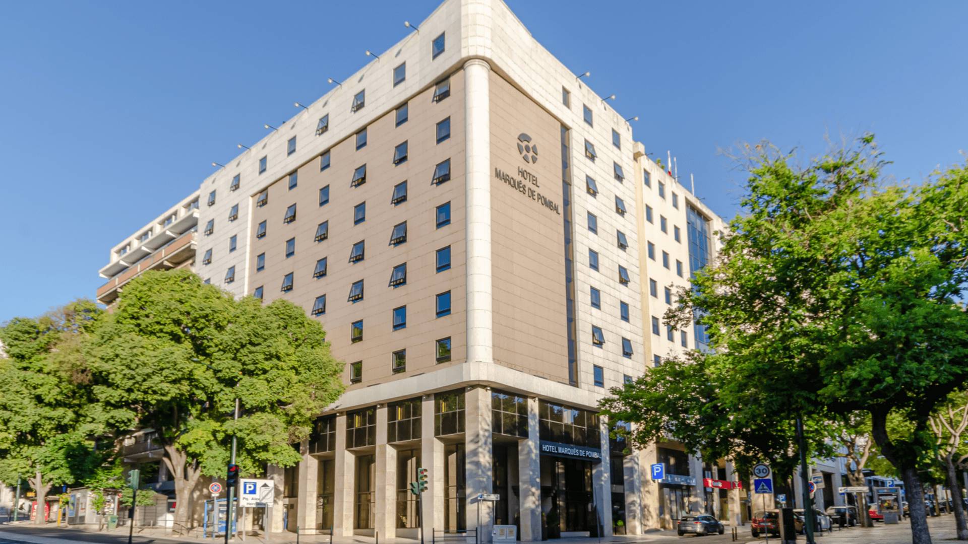 Das hotel liegt an der berühmten avenida da liberdade Hotel Marquês de Pombal Lissabon