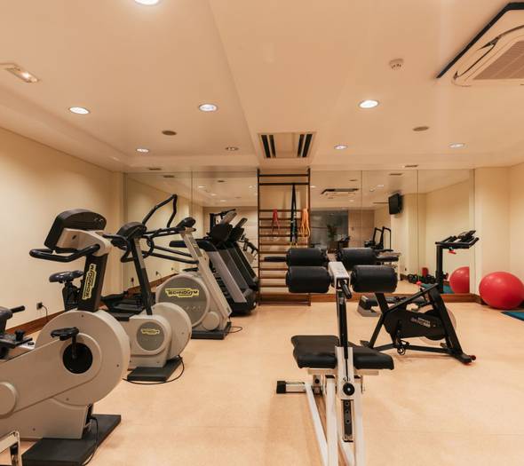 Fitnesssaal Hotel Marquês de Pombal Lissabon