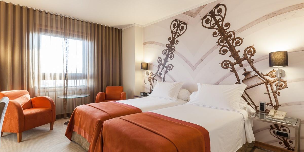 Standarddoppelzimmer Hotel Marquês de Pombal Lissabon Standarddoppelzimmer Hotel Marquês de Pombal Lissabon